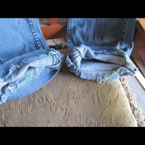Hemmed 3R Refuge Blue Jean Pants Preowned Hole Some Flaws IS: 28.5 OS:37.5 W: 27 - Picture 15 of 16